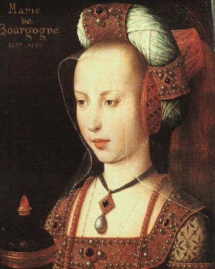 unknow artist Portrait of Mary of Burgundy Germany oil painting art
